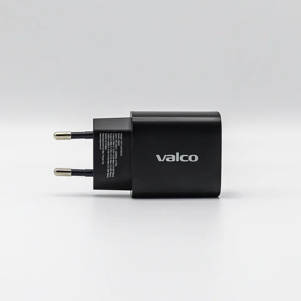 Verkkolaturi USB-A USB-C 5V
