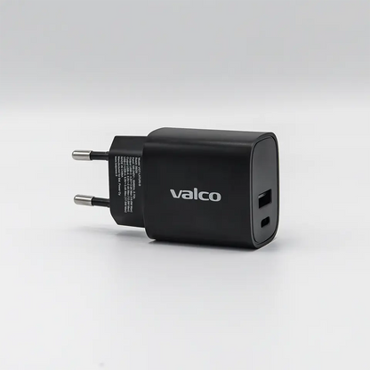 Verkkolaturi USB-A USB-C 5V