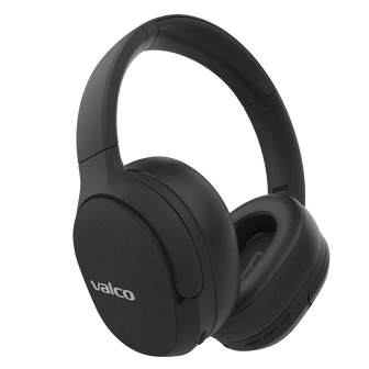 Valco VMK25.2 headphones in black, angled view with the side controls visible