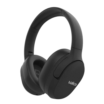 Valco VMK25 headphones in black, three-quarter view